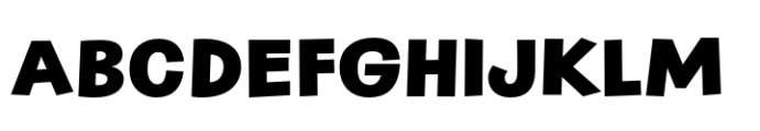 Pranksy AOE SemiWide Black Font UPPERCASE