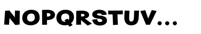 Pranksy AOE Wide Black Font UPPERCASE