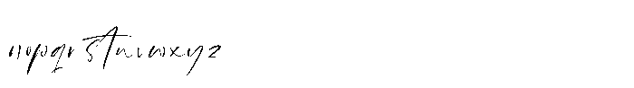 Prastige Regular Font LOWERCASE