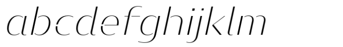 Prathabsorn Contrast Extra Light Italic FONT