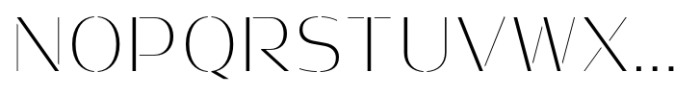 Prathabsorn Contrast Extra Light Font UPPERCASE