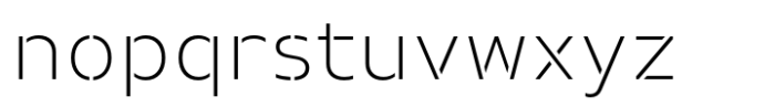Prathabsorn Extra Light Font LOWERCASE