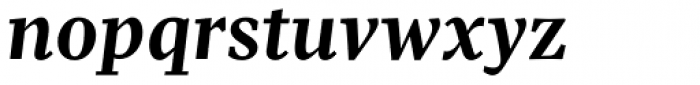 Pratt Nova Text Bold Italic Font LOWERCASE