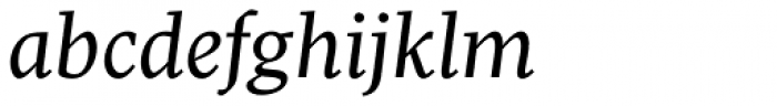 Pratt Nova Text Italic Font LOWERCASE
