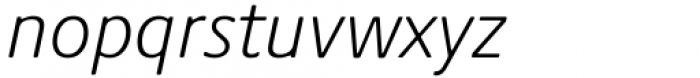 Praxis Next Variable Italic Font LOWERCASE