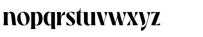Praya Display Extra Bold Font LOWERCASE