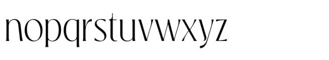 Praya Display Light Font LOWERCASE