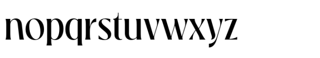 Praya Display Medium Font LOWERCASE