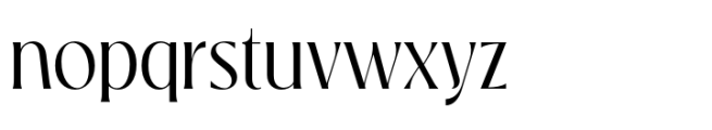 Praya Display Font LOWERCASE