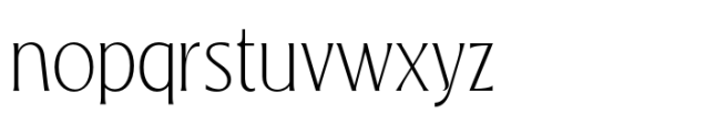 Praya Thin Font LOWERCASE