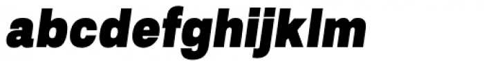 Prayuth Slim ExtraBlack Italic Font LOWERCASE