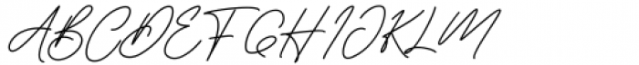 Prebuga Signature Regular Font UPPERCASE