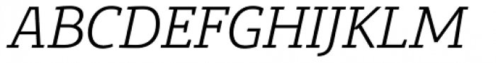 Precious Serif Book Italic Font UPPERCASE