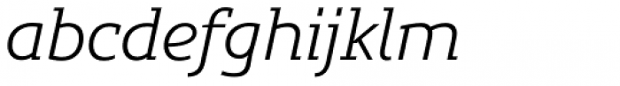 Precious Serif Book Italic Font LOWERCASE