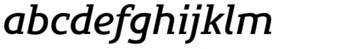 Precious Serif Demi Bold Italic Font LOWERCASE