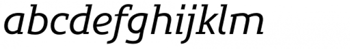 Precious Serif Medium Italic Font LOWERCASE
