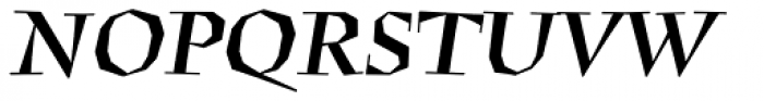 Preissig Antikva Bold Italic Font UPPERCASE