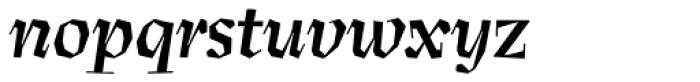 Preissig Antikva Bold Italic Font LOWERCASE