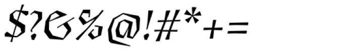 Preissig Antikva Medium Italic Font OTHER CHARS