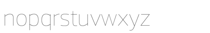 Prelo Pro Hairline Font LOWERCASE