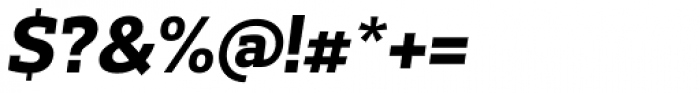 Prelo Slab ExtraBold Italic Font OTHER CHARS
