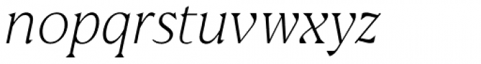 Prelom Light Italic Font LOWERCASE