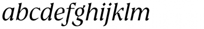 Prelom Medium Italic Font LOWERCASE