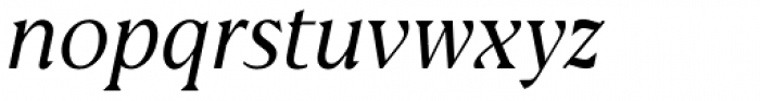 Prelom Medium Italic Font LOWERCASE