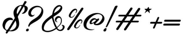 Premiere Christmas Italic Font OTHER CHARS