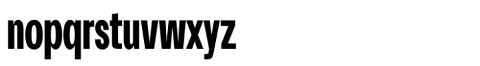 Premis Bold Condensed Font LOWERCASE