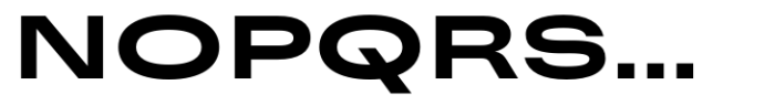 Premis Bold Extended Font UPPERCASE