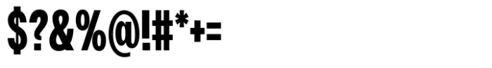 Premis Extrabold Condensed Font OTHER CHARS