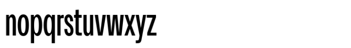 Premis Regular Condensed Font LOWERCASE