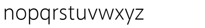 Premium Sans Light Font LOWERCASE