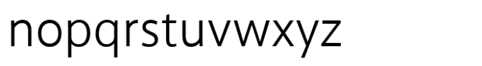 Premium Sans Regular Font LOWERCASE