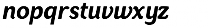 Presence Bold Italic Font LOWERCASE