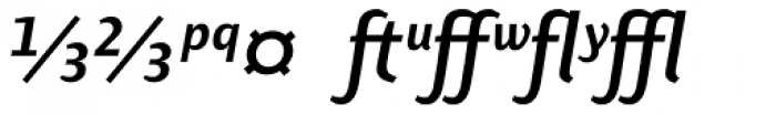 Presence Expert Medium Italic Font UPPERCASE