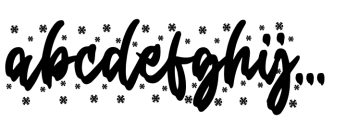 Present Snow Unique FONT