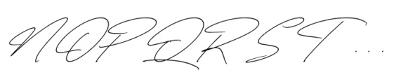 President Mistera Italic Font UPPERCASE