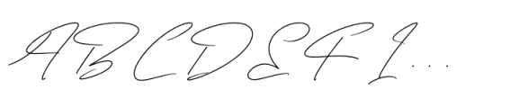 President Mistera Regular Font UPPERCASE