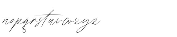 President Mistera Regular Font LOWERCASE