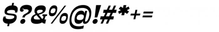 Presley Slab Bold Italic Font OTHER CHARS