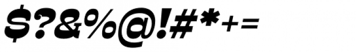 Presley Slab Extra Bold Italic Font OTHER CHARS
