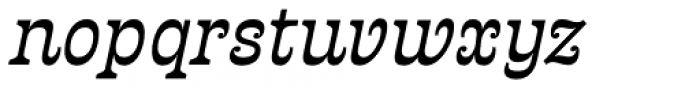 Presley Slab Medium Italic Font LOWERCASE