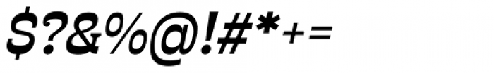 Presley Slab Semi Bold Italic Font OTHER CHARS