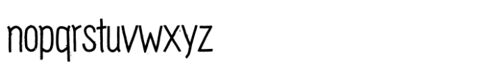 Press Grotesk Skinny Font LOWERCASE