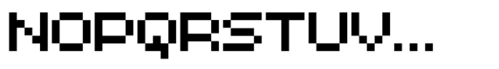 Press Start Font UPPERCASE