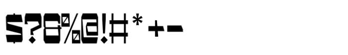 Pressato Black Slant Font OTHER CHARS
