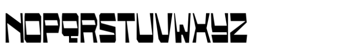 Pressato Black Slant Font LOWERCASE