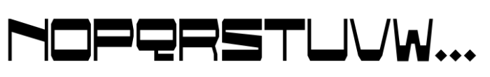 Pressato Extended Black Font LOWERCASE